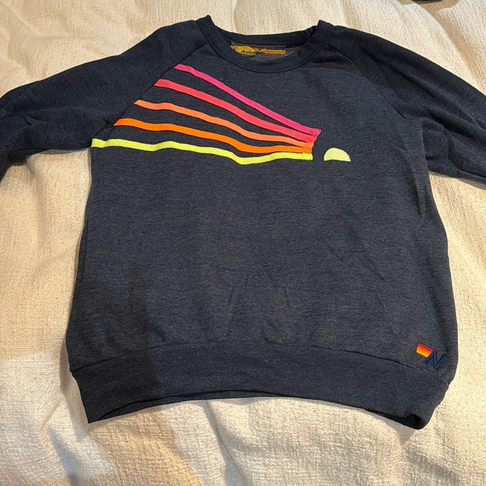 Aviator Nation crew neck sweatshirt size Med